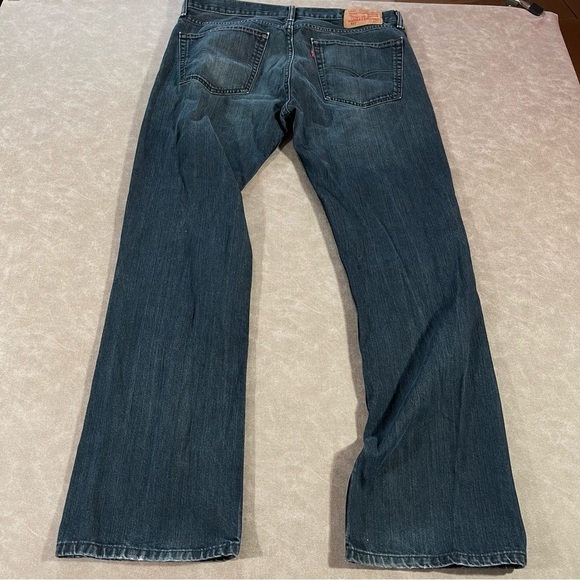 Levi’s 527 Dark Wash Straight Jeans 36x 32 - Picture 7 of 9